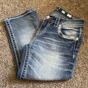 Miss Me Mid Rise Capri Jeans